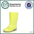 fabricantes de zapatos de pvc de colores para mujer wellies B-818